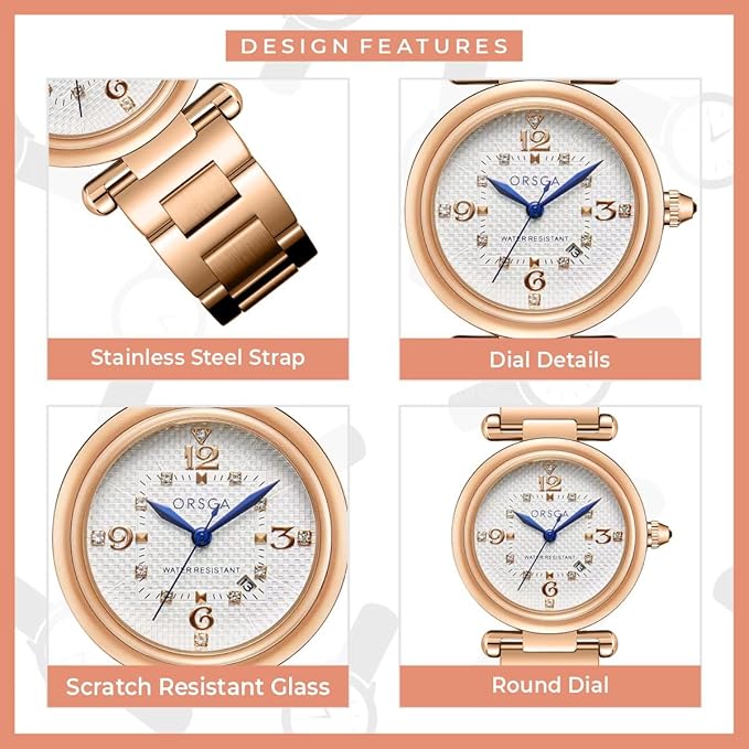 FLAIR Rose Gold Women Watch