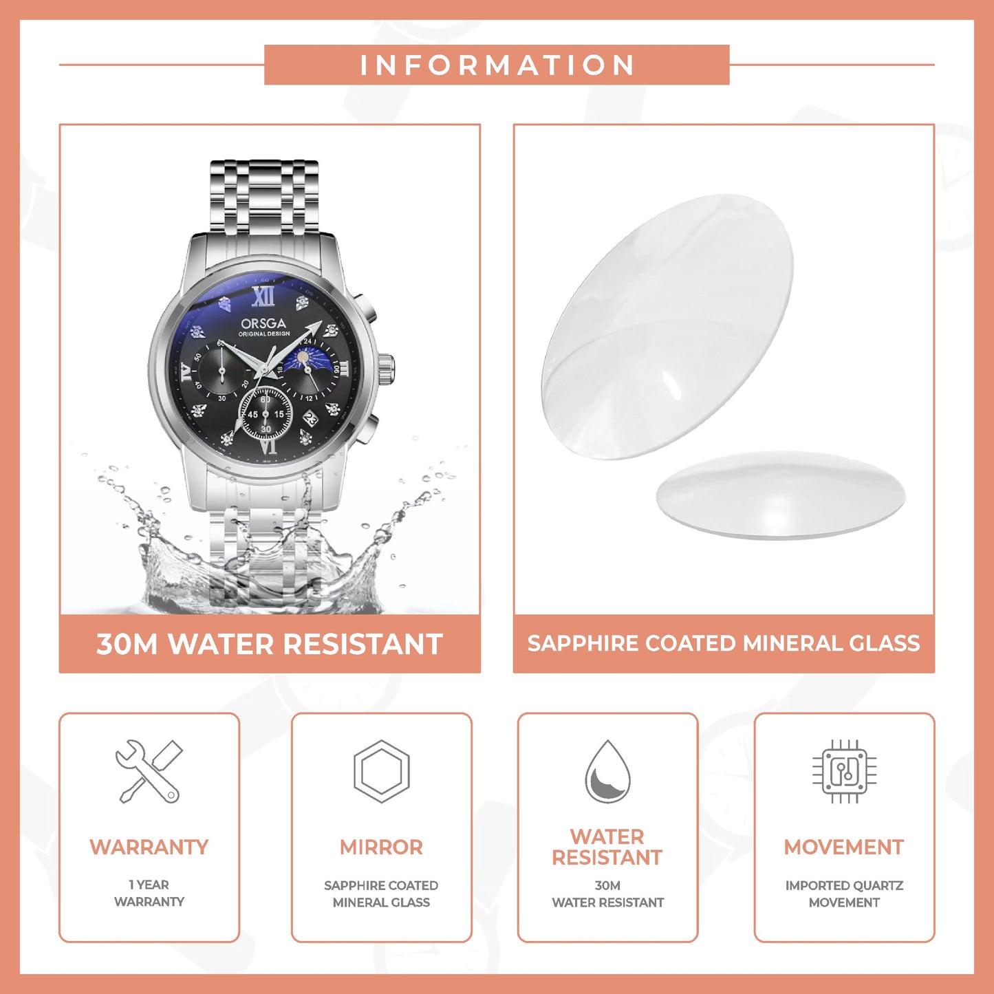 LEGEND Analog Men's Watch - Black Dial