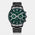 COMET Analog Men's Green Dial Black Watch