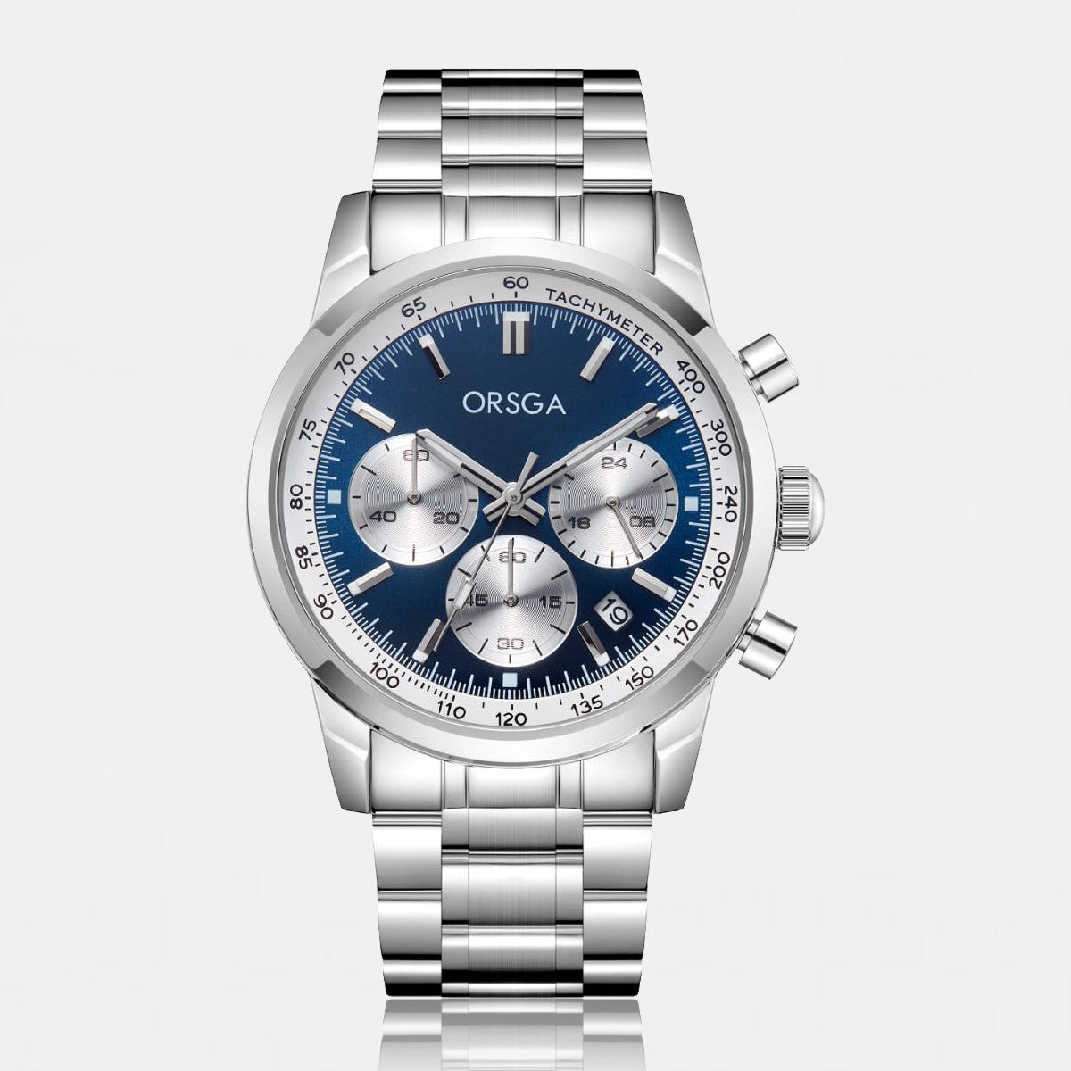 ZORION Analog Men's Watch (Blue & Silver)