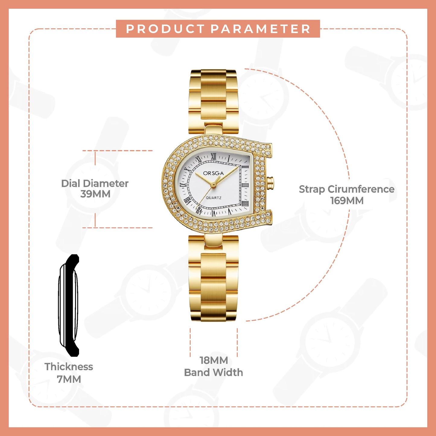 DIVINA Gold Women Watch