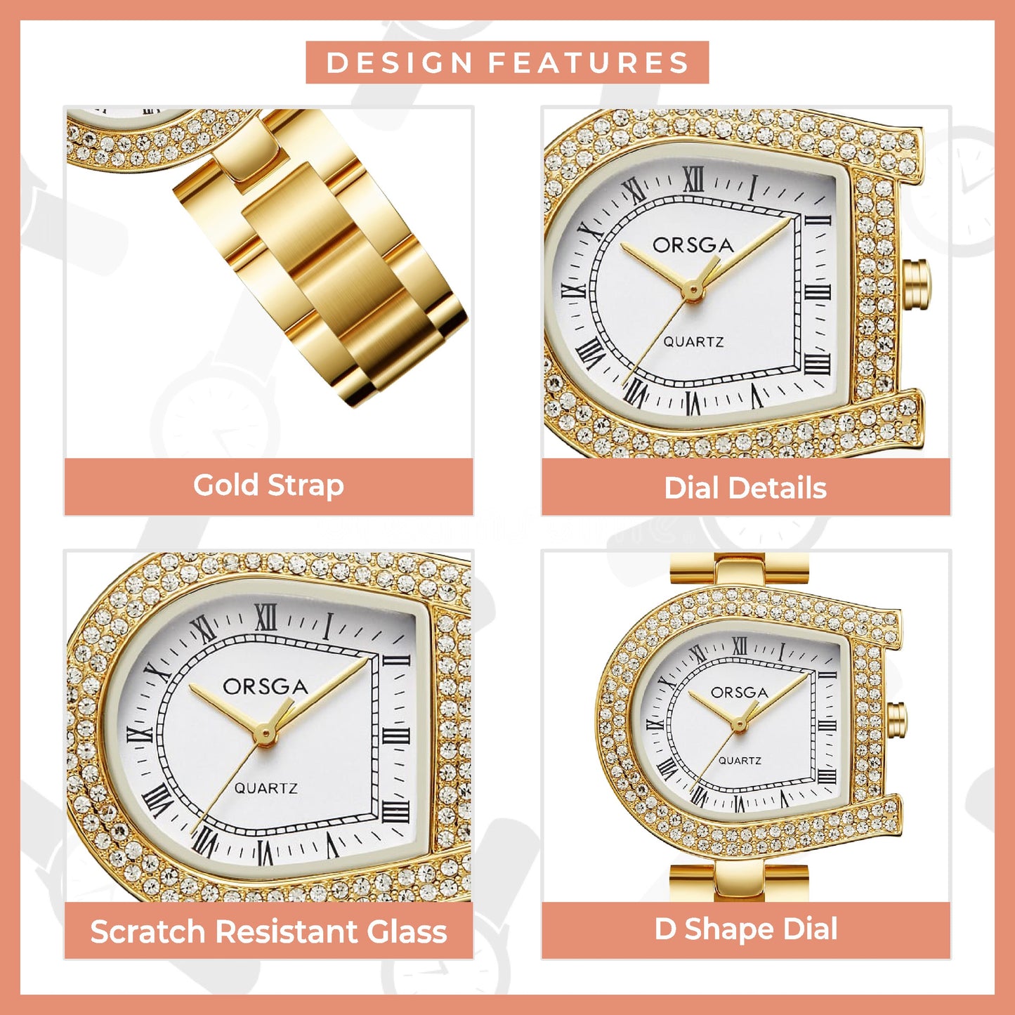 DIVINA Gold Women Watch