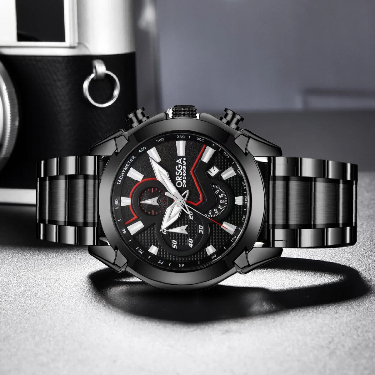 ENIGMA Analog Men's Watch (Black)