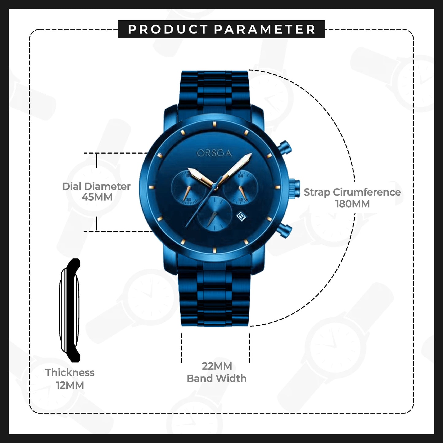 PEGAS Analog Blue Men's Watch