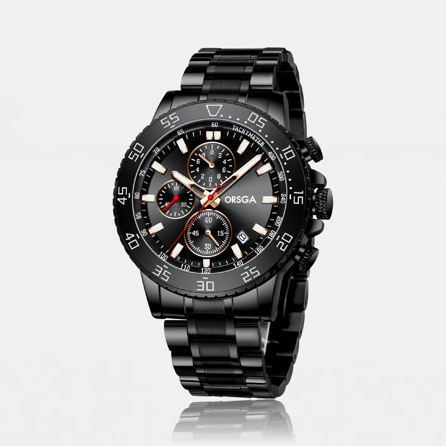 VORTEX Analog Black Men's Watch