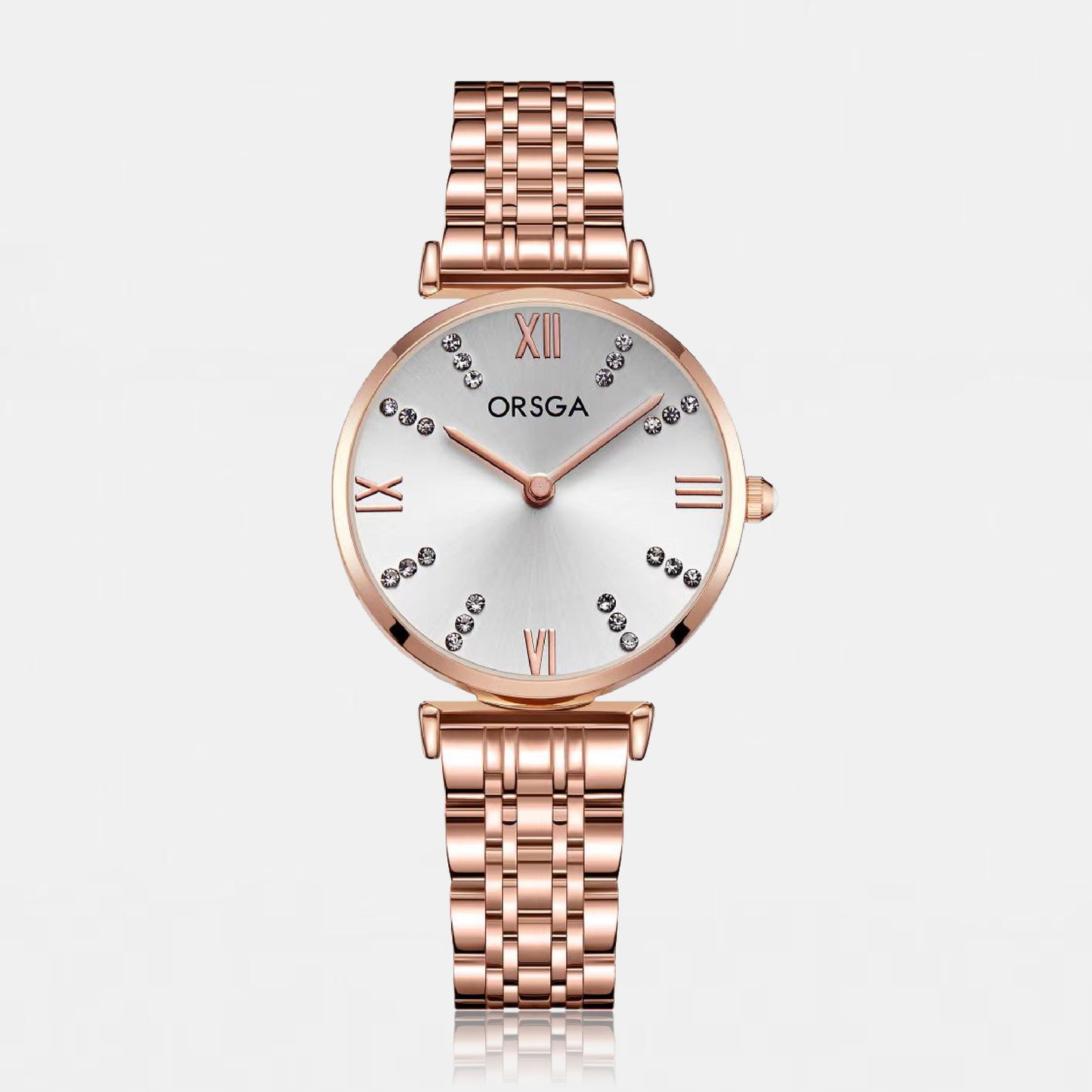 BLISS White Rose Gold Women Watch