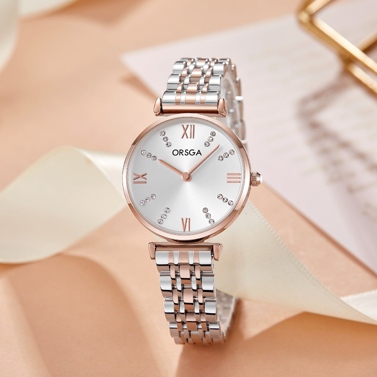 BLISS White Dual Tone Women Watch