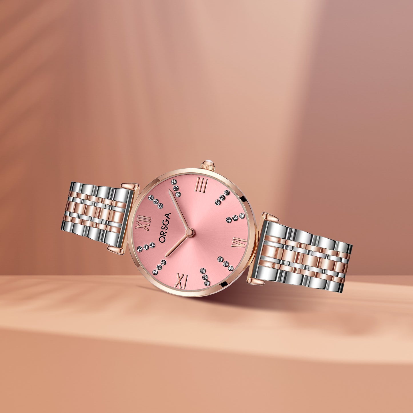 BLISS Pink Dual Tone Women Watch