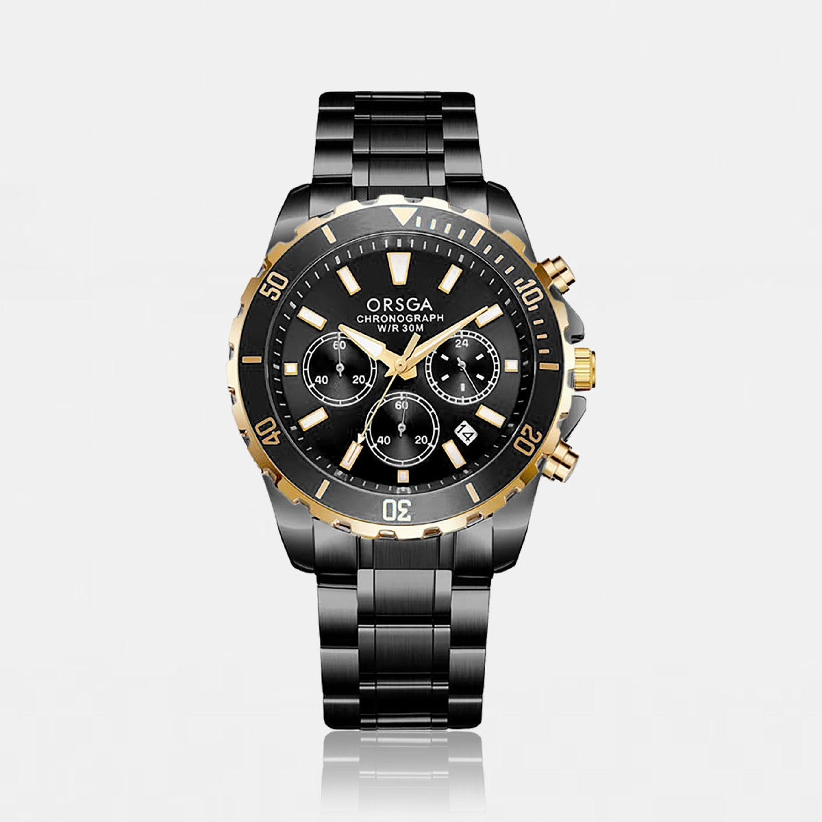 STARK Analog Black Gold Men's Watch