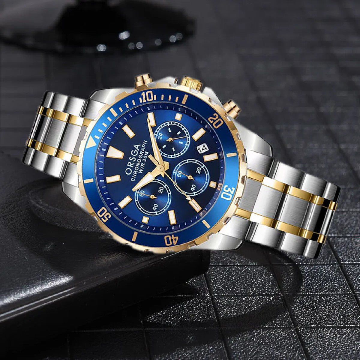 STARK Analog Dual Tone Blue Men's Watch