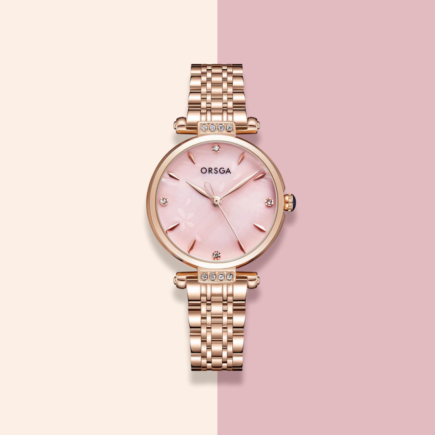 LIRIO Pink Rose Gold Women Watch