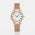 ORSGA SERENE White Dial Studded Gold Analog Watch
