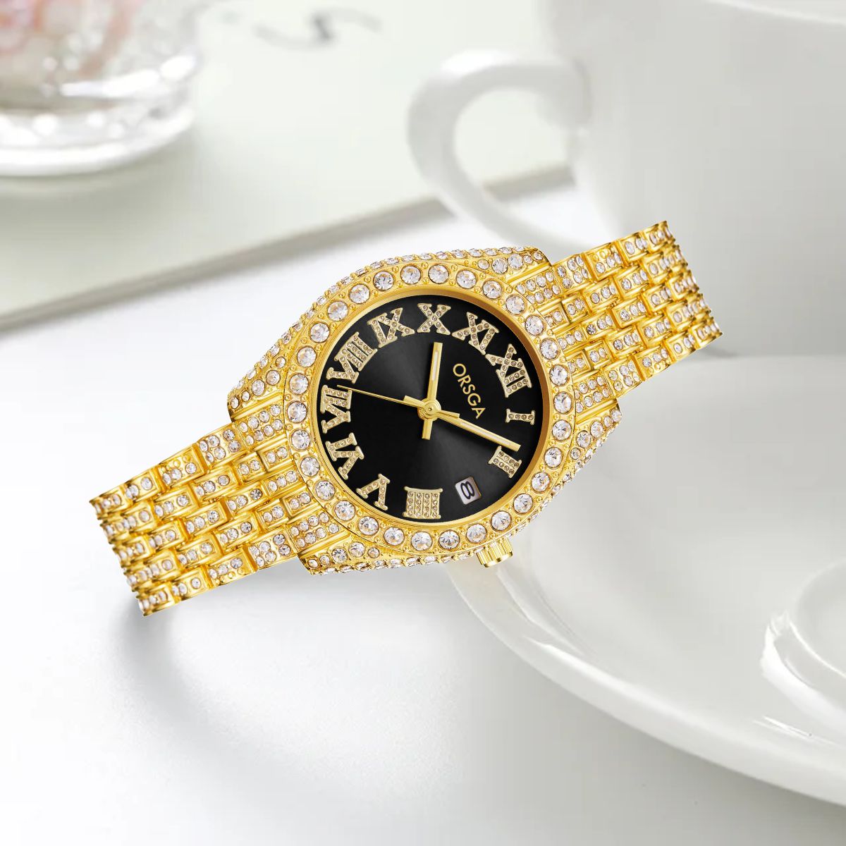 ORNATE Full Studded Women Watch