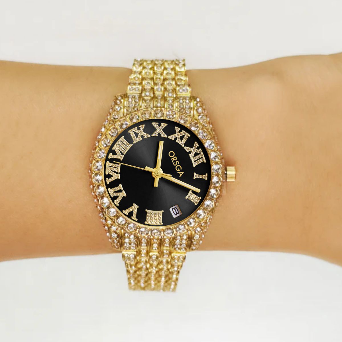 ORNATE Full Studded Women Watch