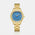 OPALINE Blue Dial Rose Gold Watch